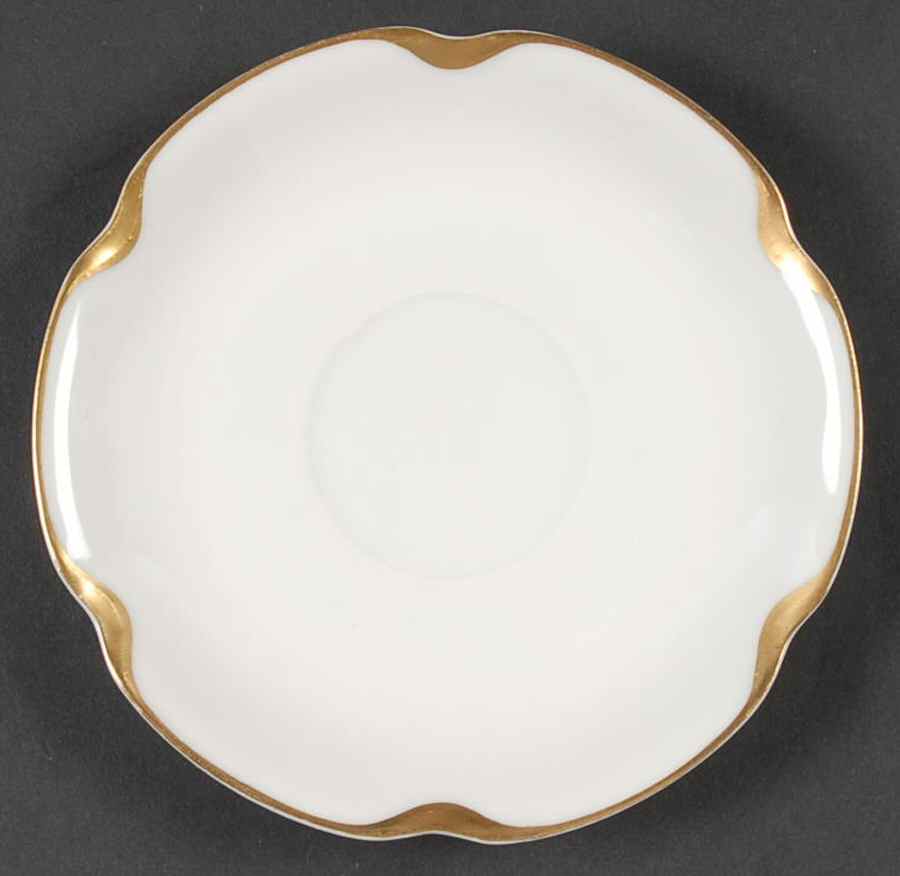Silver Anniversary Saucer for Flat Cup by Haviland-1