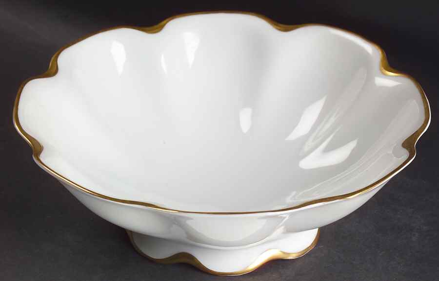 Silver Anniversary 9" Round Vegetable Bowl by Haviland-1