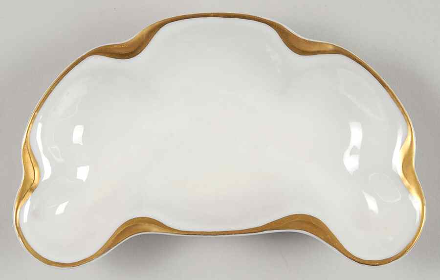 Silver Anniversary Bone Dish by Haviland-1
