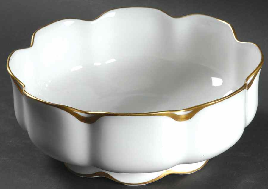Silver Anniversary 8" Salad Serving Bowl by Haviland-1