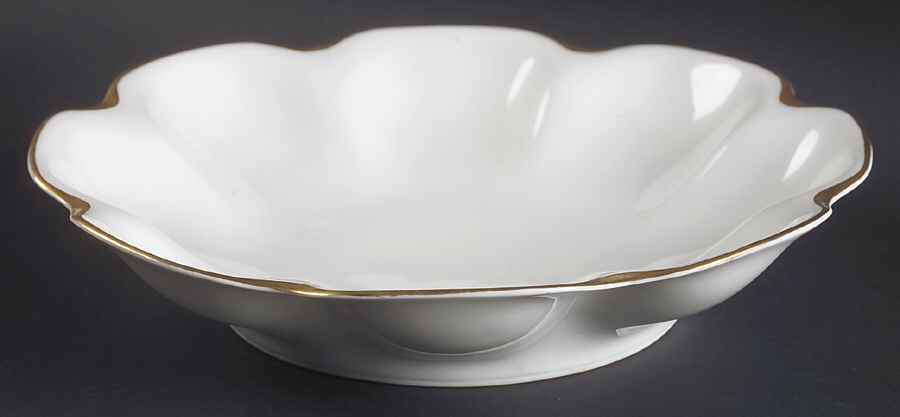 Silver Anniversary 9" Nappy by Haviland-1