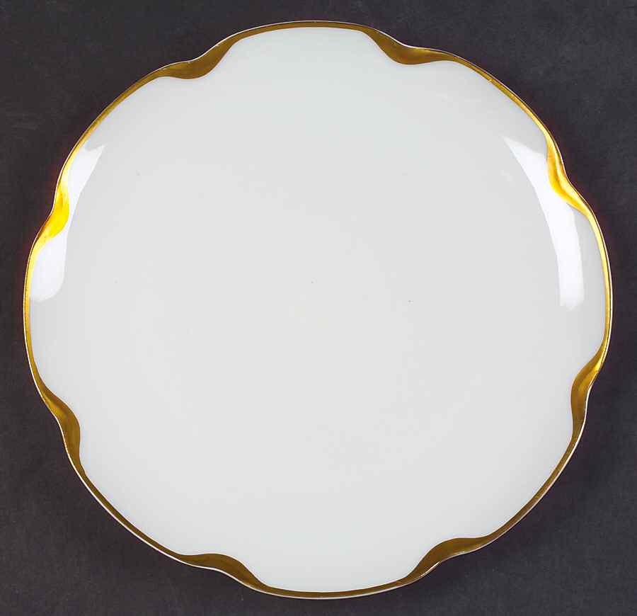 Silver Anniversary Coupe Luncheon Plate by Haviland-1