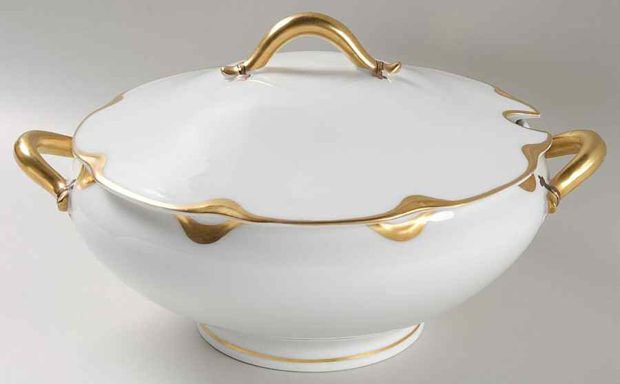 Silver Anniversary Tureen &  Lid by Haviland-1