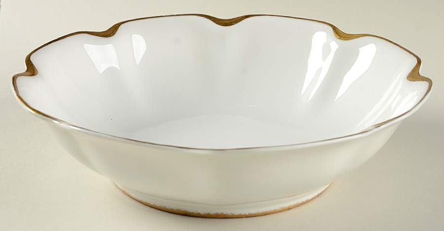 Silver Anniversary 9" Round Vegetable Bowl by Haviland-1