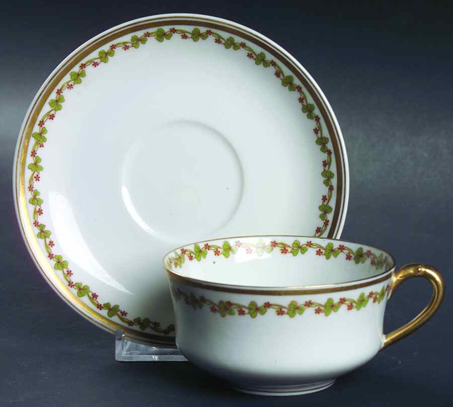 Sonderburg Flat Cup & Saucer Set by Haviland-1