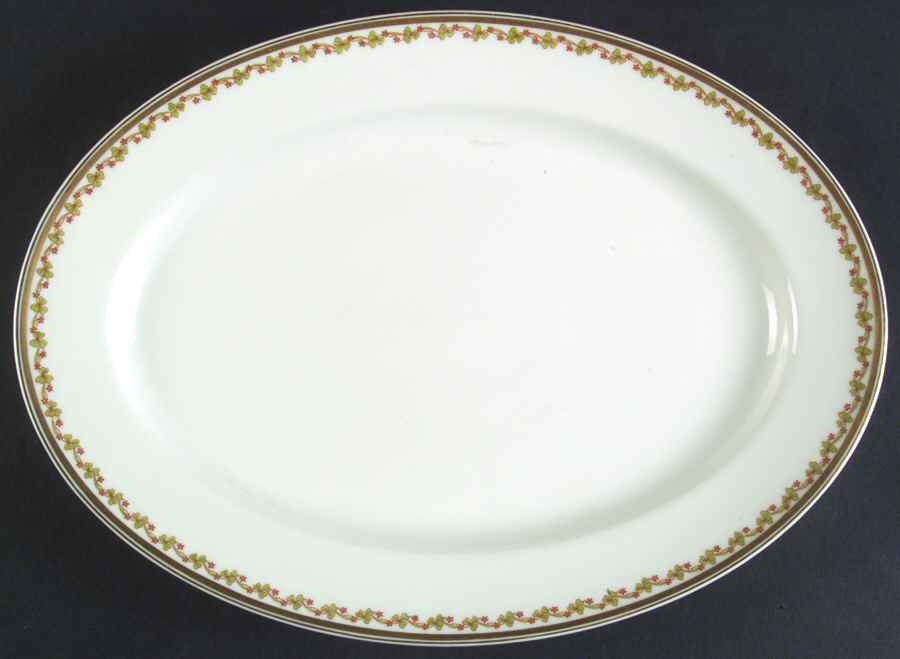 Sonderburg 14" Oval Serving Platter by Haviland-1