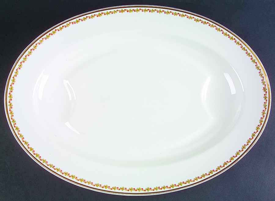 Sonderburg 18" Oval Serving Platter by Haviland-1