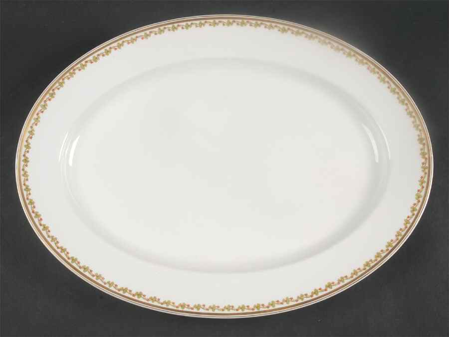 Sonderburg 16" Oval Serving Platter by Haviland-1