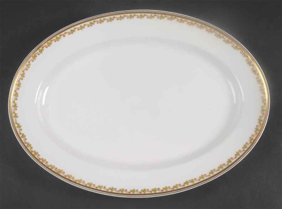 Sonderburg 13" Oval Serving Platter by Haviland-1