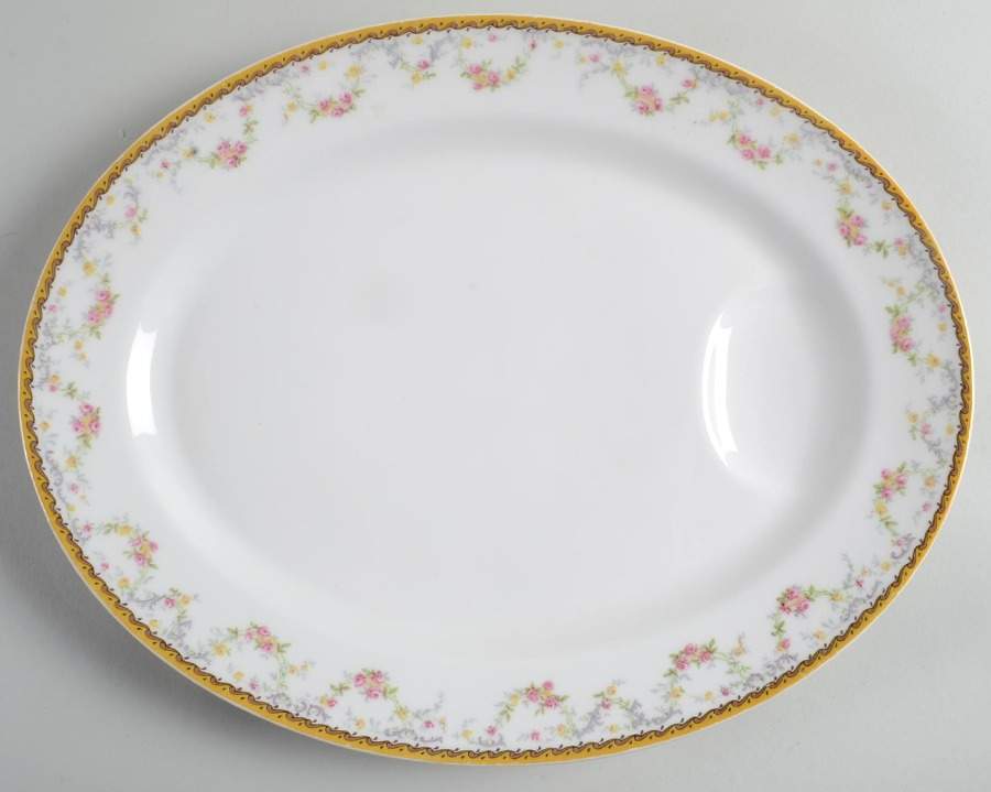 Spa 13" Oval Serving Platter by Haviland-1