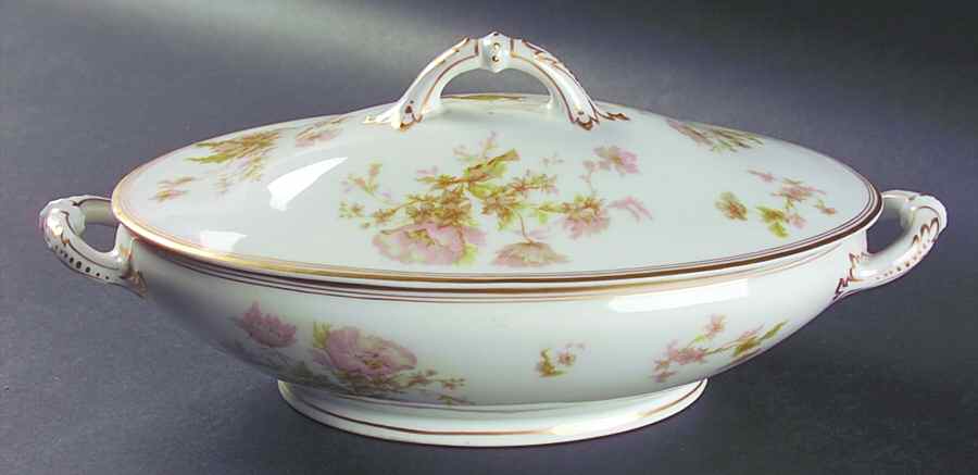 Springtime (France) Oval Covered Vegetable by Haviland-1