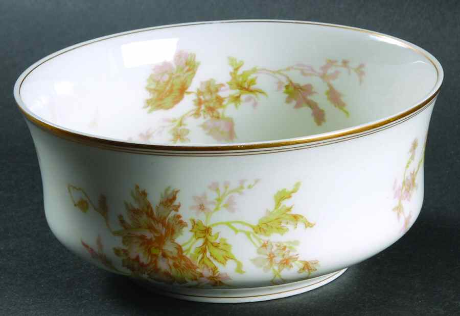 Springtime (France) Cranberry Bowl by Haviland-1