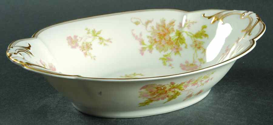 Springtime (France) 10" Oval Vegetable Bowl by Haviland-1