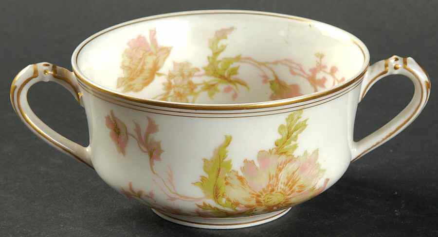 Springtime (France) Flat Bouillon Cup by Haviland-1