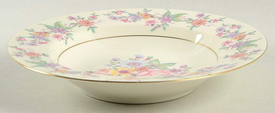 Springtime (New York) Rim Soup Bowl by Haviland-1