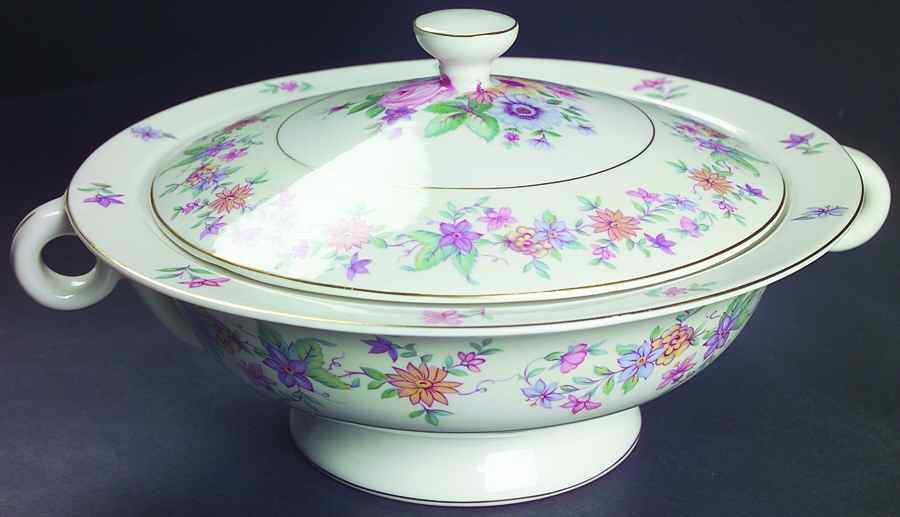Springtime (New York) Round Covered Vegetable by Haviland-1
