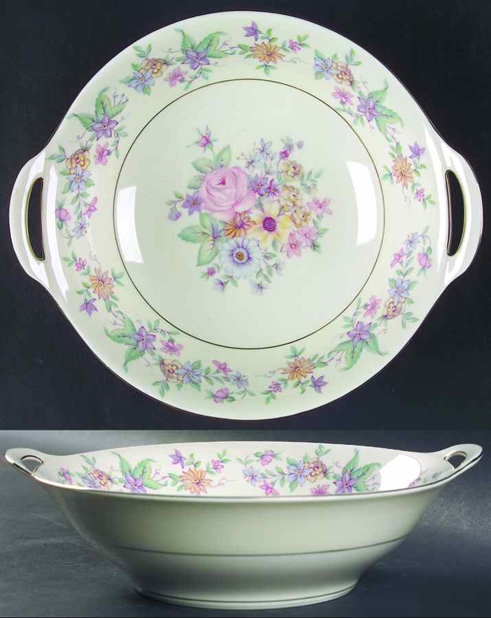 Springtime (New York) 10" Round Vegetable Bowl by Haviland-1