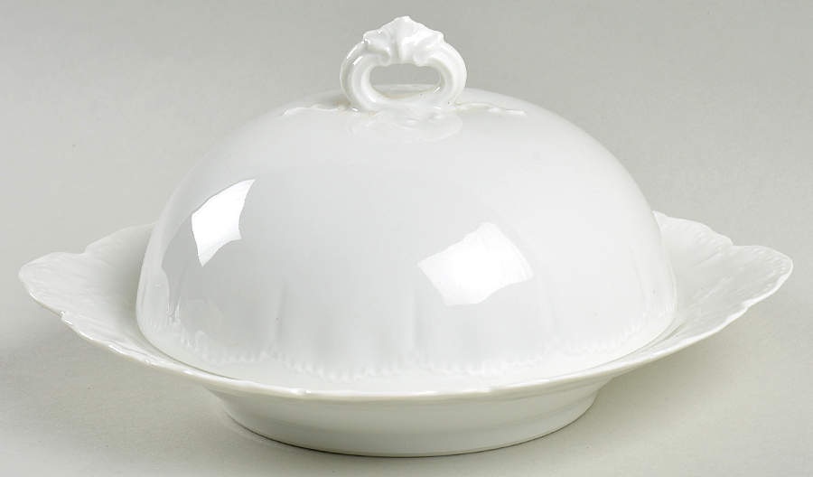 Star Round Covered Butter by Haviland-1