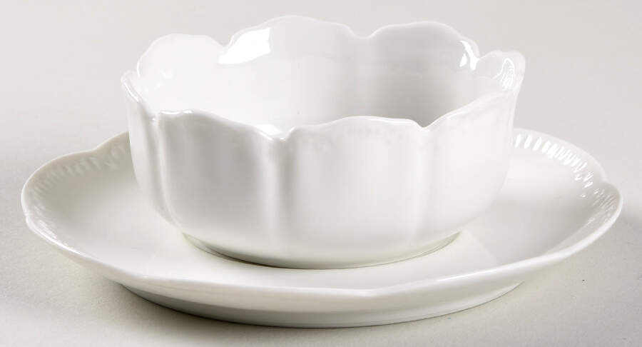 Star Ramekin & Saucer Set by Haviland-1