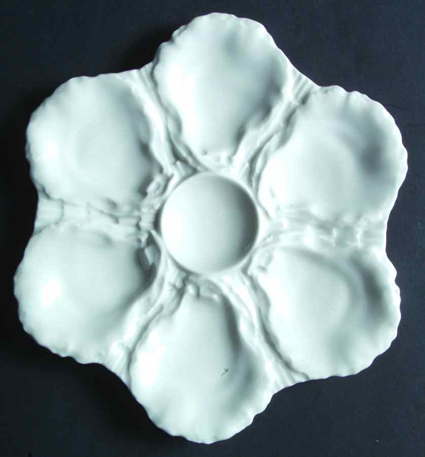 Star Oyster Plate by Haviland-1