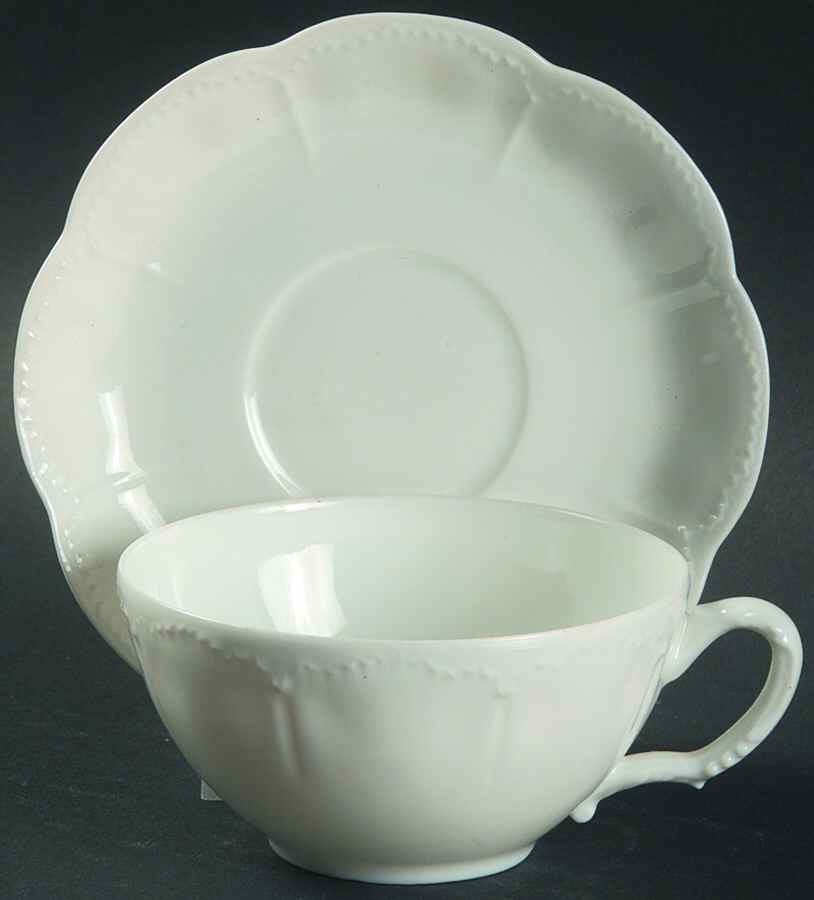Star Flat Demitasse Cup & Saucer Set by Haviland-1