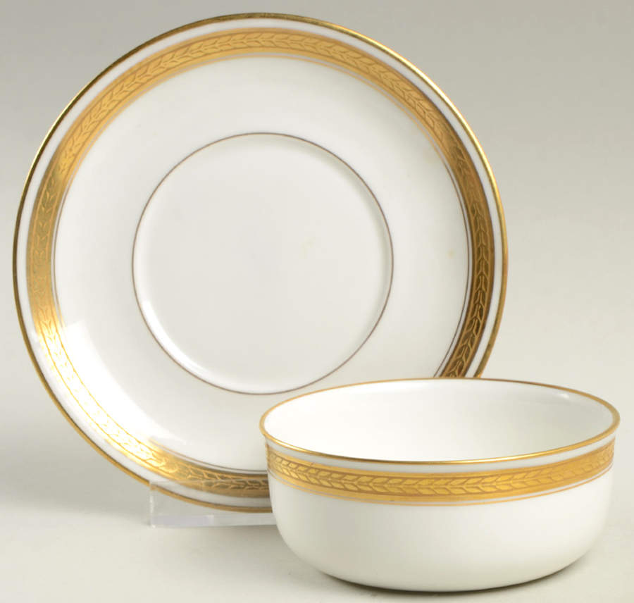 St. George Ramekin & Saucer Set by Haviland-1