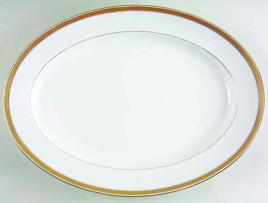 St. George 16" Oval Serving Platter by Haviland-1