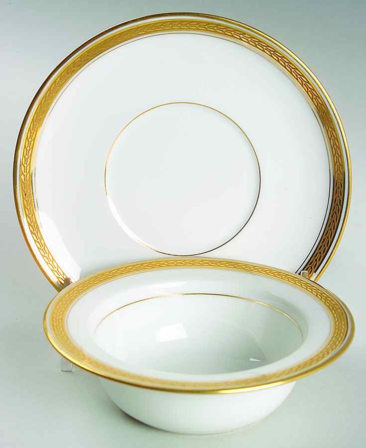 St. George Ramekin & Saucer Set by Haviland-1