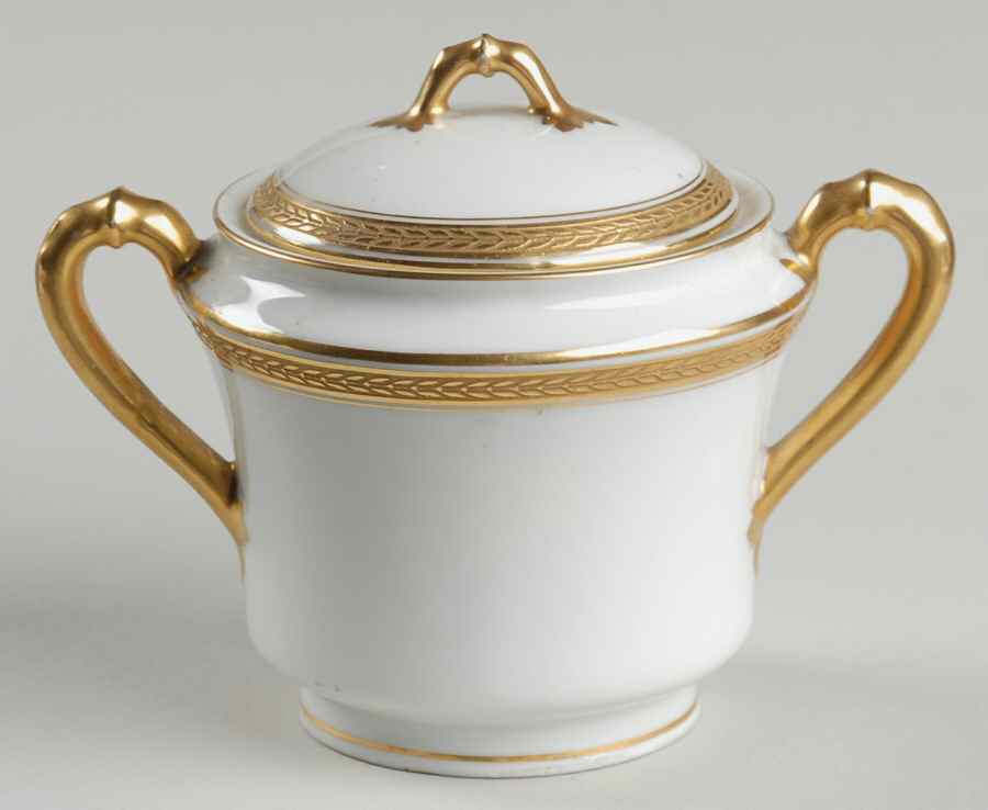 St. George Sugar Bowl & Lid by Haviland-1