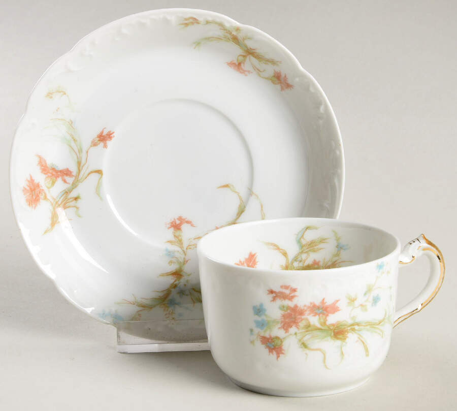 St. Lazare, The Flat Demitasse Cup & Saucer Set by Haviland-1