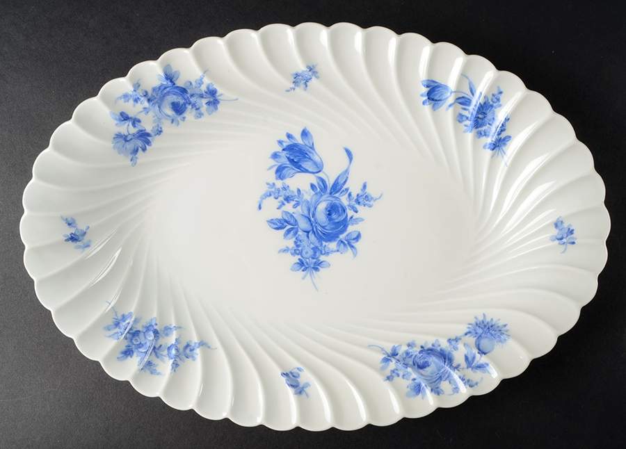 Strasbourg 13" Oval Serving Platter by Haviland-1