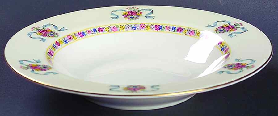 St. Regis Blue Rim Soup Bowl by Haviland-1