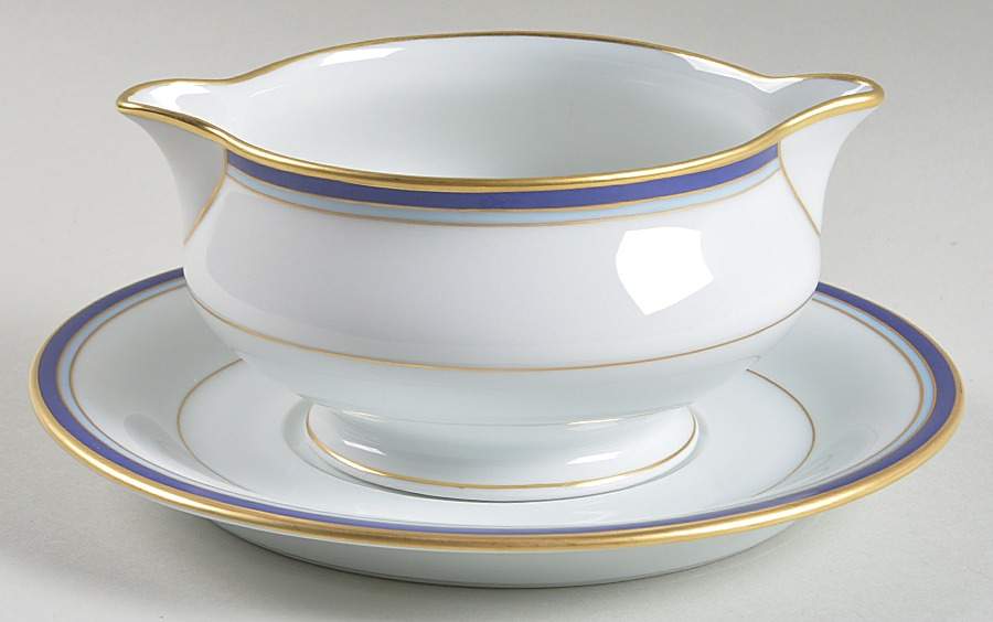 Sully Gravy Boat & Underplate by Haviland-1