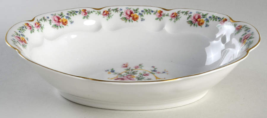 Summertime 10" Oval Vegetable Bowl by Haviland-1