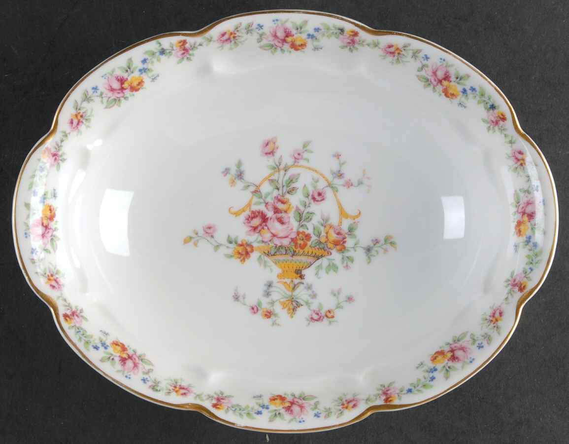 Summertime 9" Oval Vegetable Bowl by Haviland-1