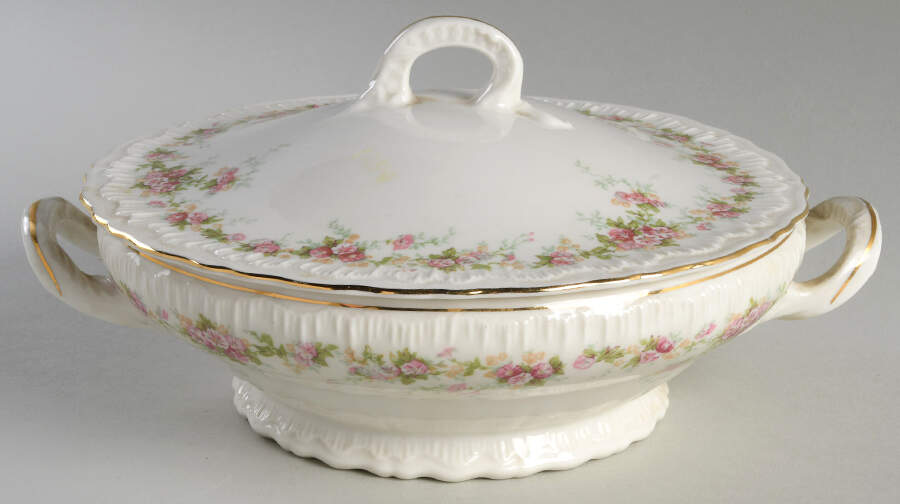 Suzanne Round Covered Vegetable by Haviland-1
