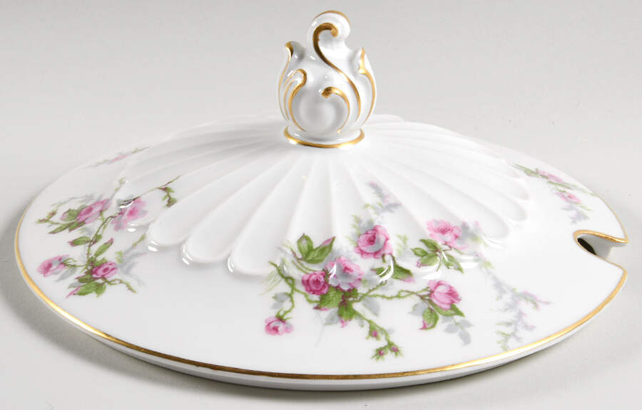 Sylvia White (Louis XIV, Newer) Lid for Tureen by Haviland-1