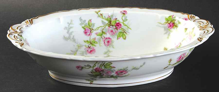 Sylvia White (Louis XIV, Newer) 10" Oval Vegetable Bowl by Haviland-1