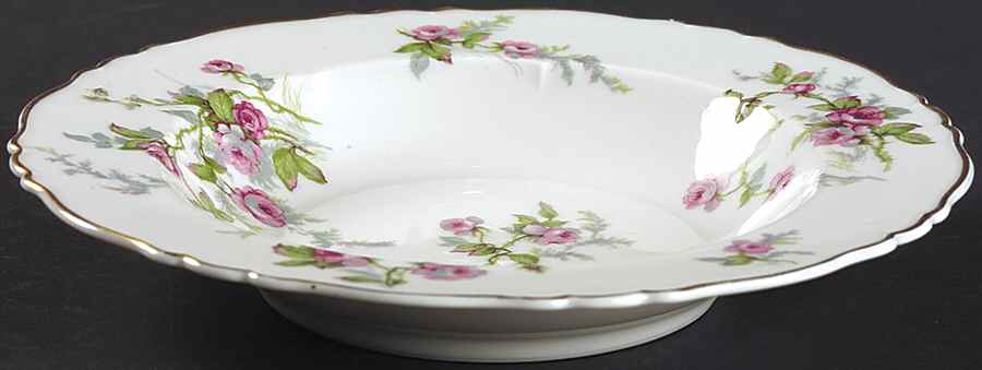 Sylvia White (Louis XIV, Newer) Rim Soup Bowl by Haviland-1
