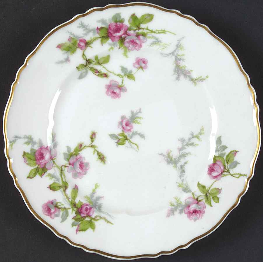 Sylvia White (Louis XIV, Newer) Bread & Butter Plate by Haviland-1