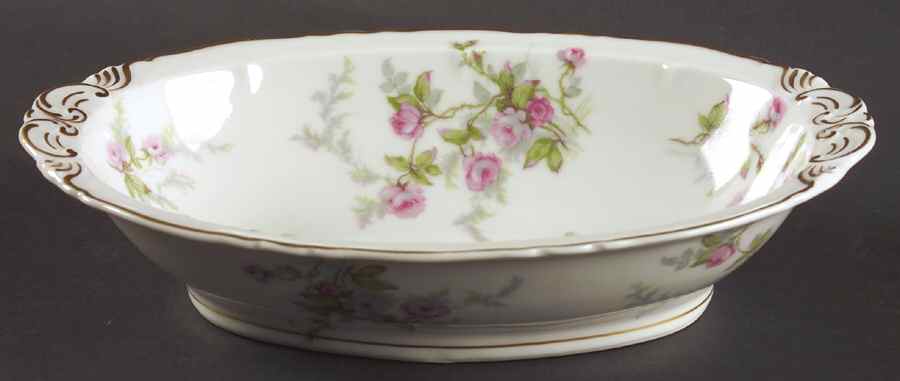 Sylvia White (Louis XIV, Newer) 9" Oval Vegetable Bowl by Haviland-1