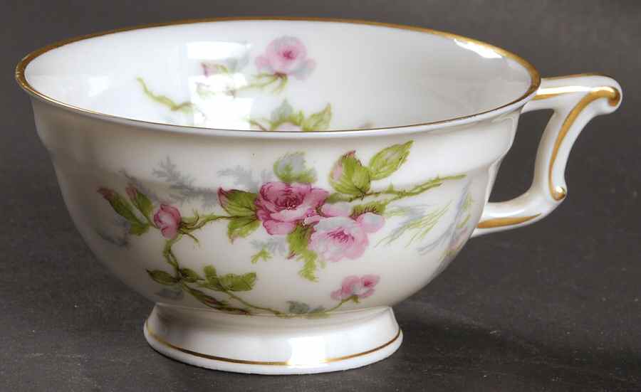 Sylvia White (Louis XIV, Newer) Footed Cup by Haviland-1