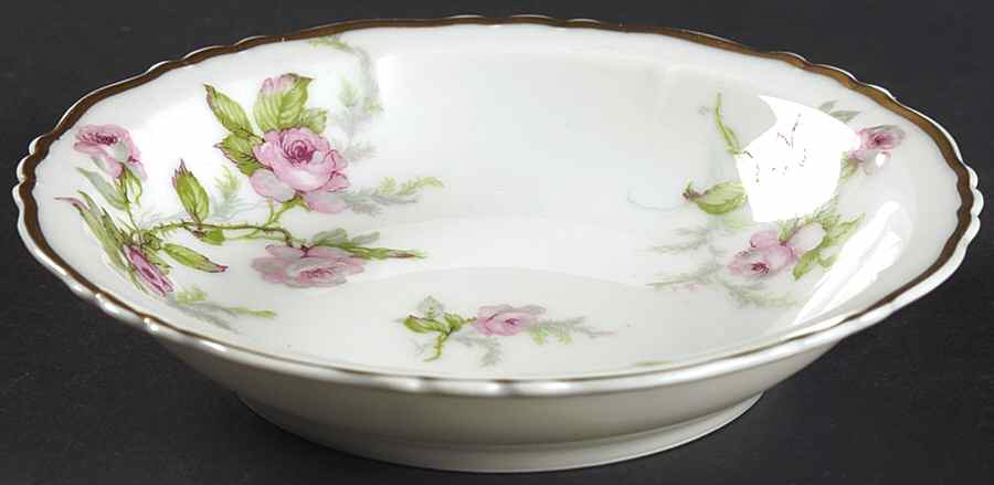 Sylvia White (Louis XIV, Newer) Rim Fruit/Dessert (Sauce) Bowl by Haviland-1
