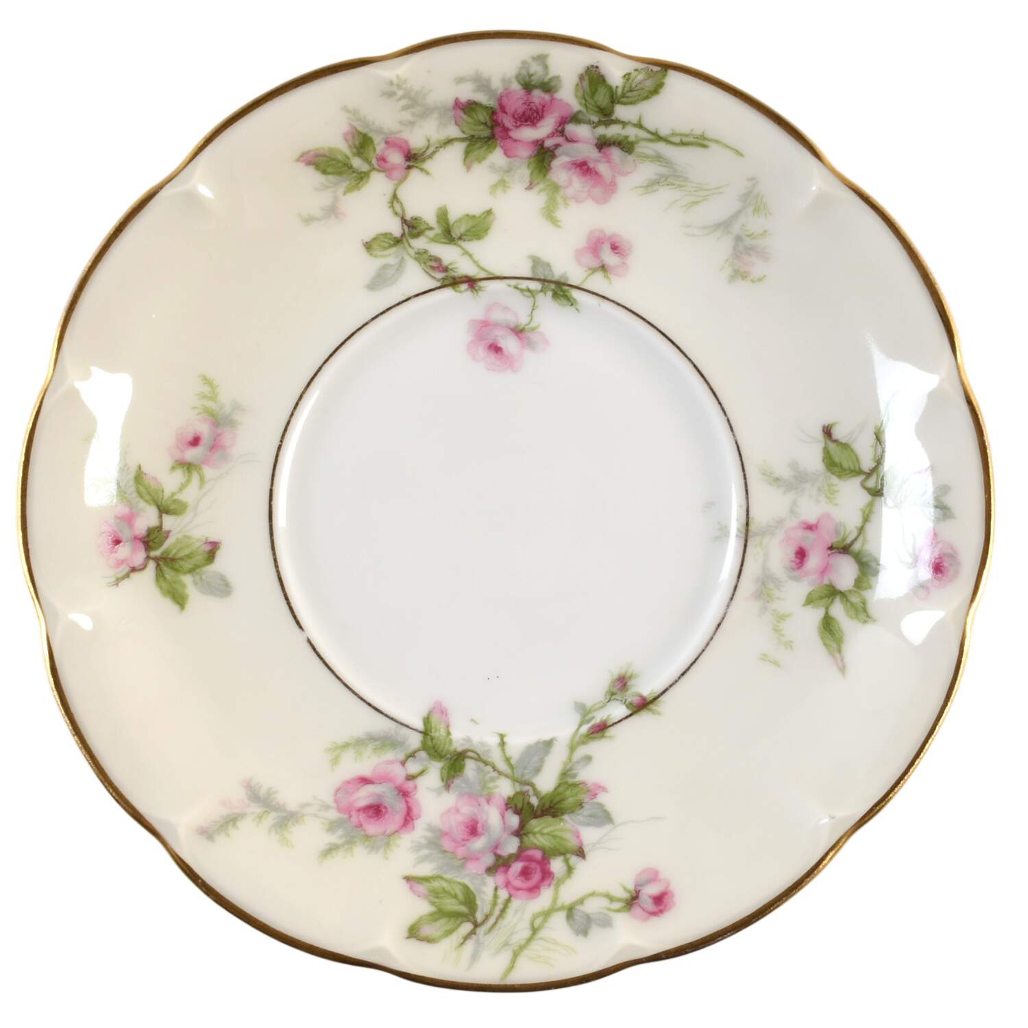 Sylvia Cream (Isle de France, Cream) Saucer by Haviland-1
