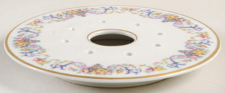 Symphony (Older, Gold Trim) Strainer for Round Butter by Haviland-1