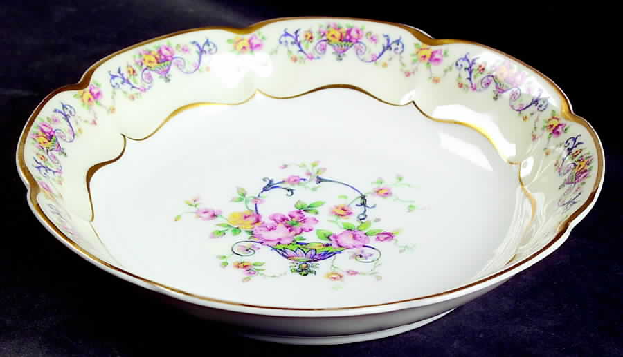 Symphony (Older, Gold Trim) Coupe Soup Bowl by Haviland-1