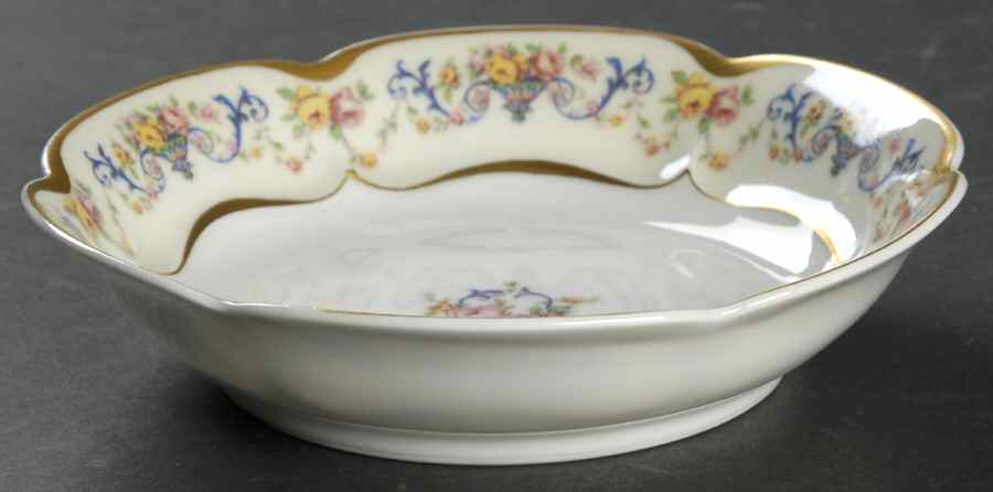 Symphony (Older, Gold Trim) Fruit/Dessert (Sauce) Bowl by Haviland-1