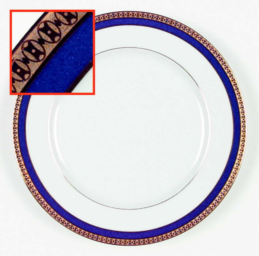 Symphonie Blue (Gold and Blue) Salad Plate by Haviland-1