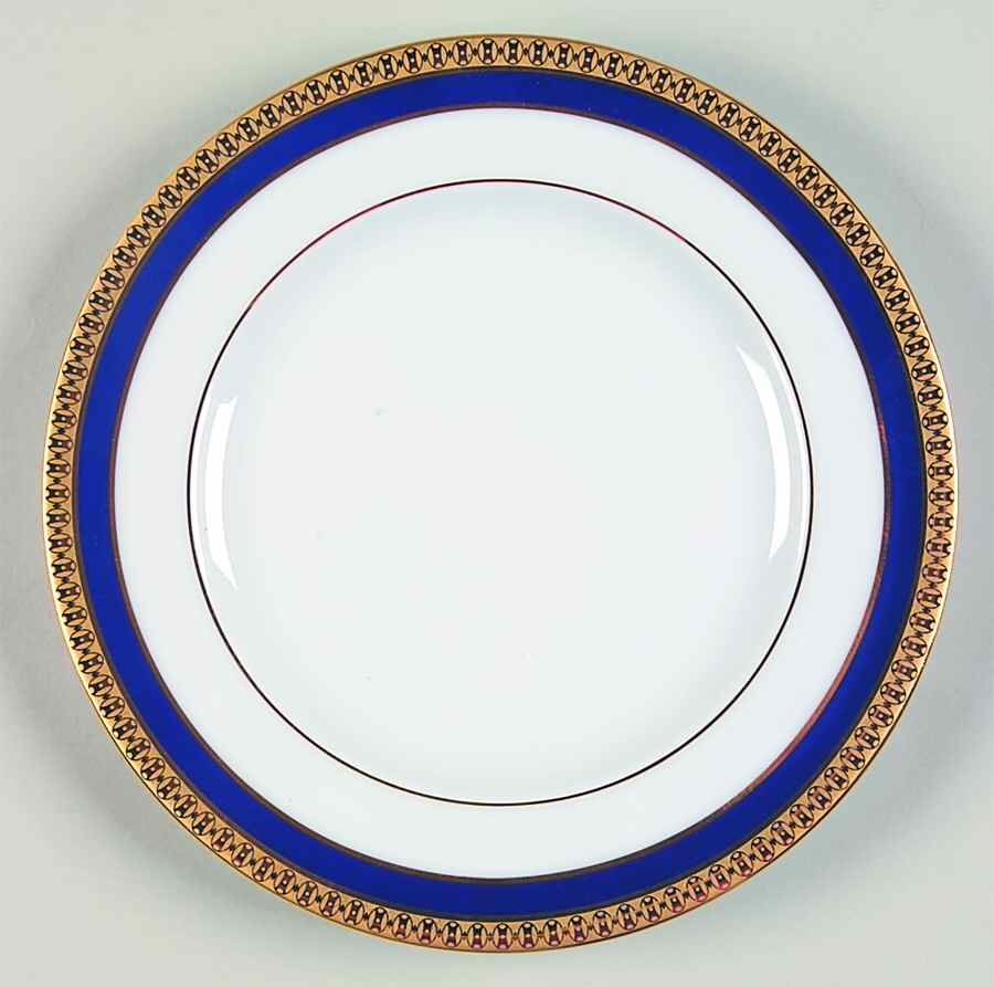 Symphonie Blue (Gold and Blue) Bread & Butter Plate by Haviland-1
