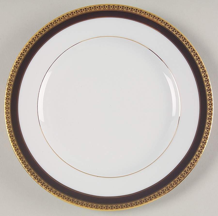 Symphonie Black (Gold and Black) Salad Plate by Haviland-1